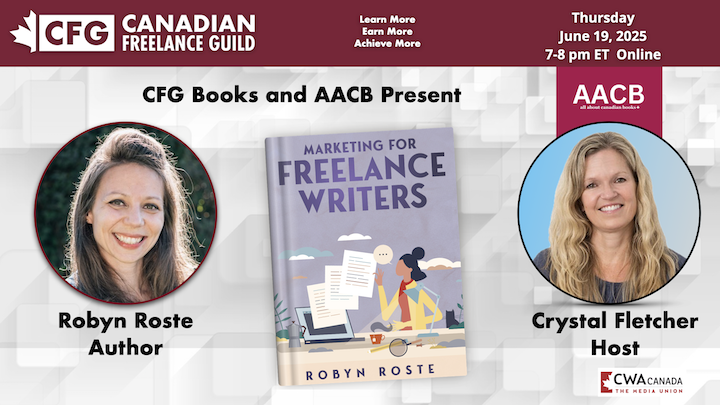 CFG Authors - Robyn Roste and ‘Marketing For Freelance Writers’