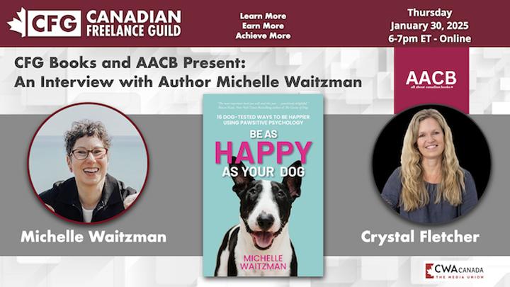  CFG Books and AACB Present: Author Michelle Waitzman ‘Be as Happy as Your Dog’