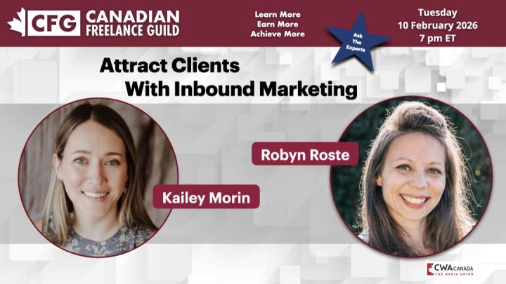  CFG Experts Panel: Attracting Clients through Content - Inbound Marketing for Freelancers