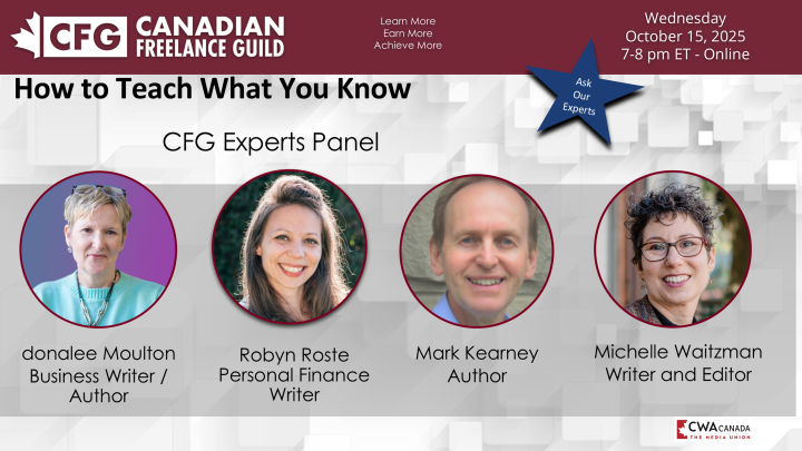  CFG Experts Panel - How to Teach What You Know