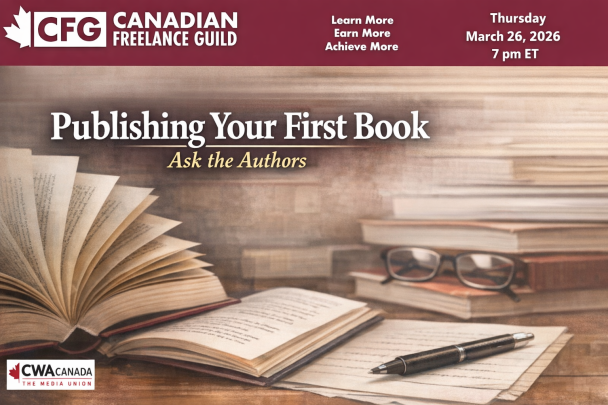  CFG Experts Panel: Publishing your First Book - Ask the Authors (and Publishers!) 